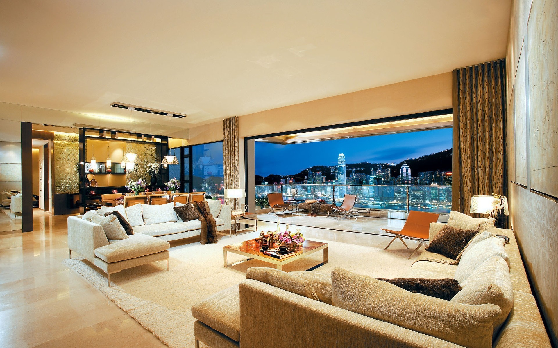 hong kong china luxury penthouses apartment