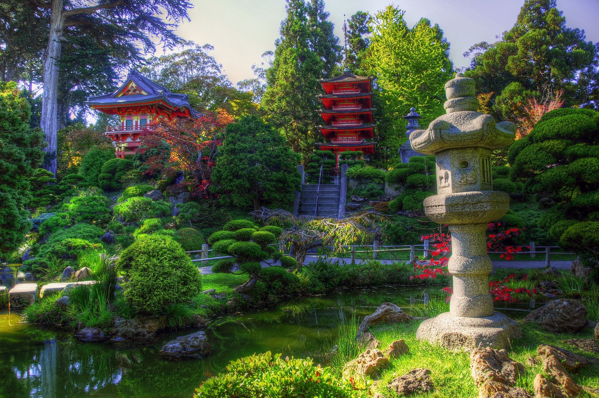 california san francisco jardín japonés