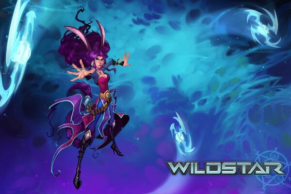 Władczyni kosmosu we wszechświecie wildstar