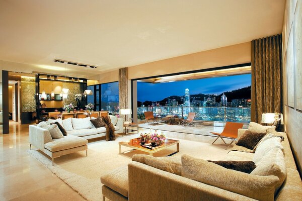 Luksusowy penthouse w Hongkongu