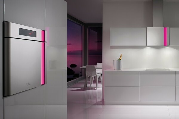 Minimalistic design in vibrant pink tones