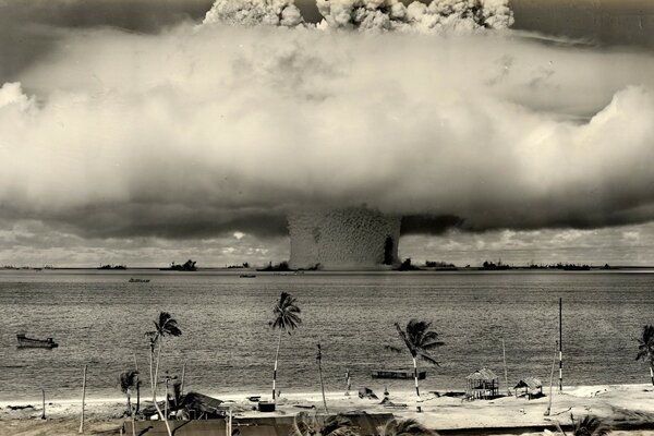 Nuclear explosion at sea