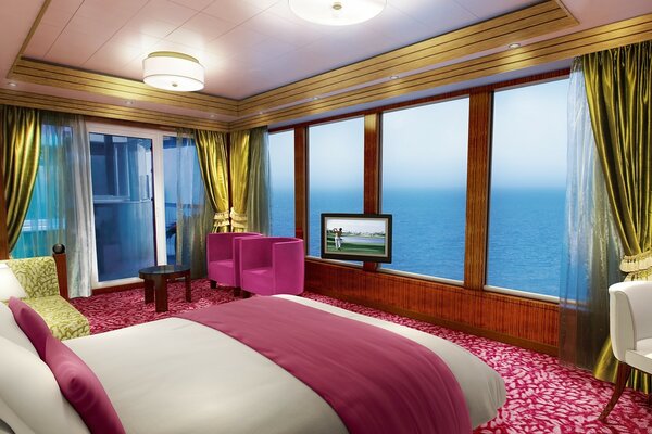 Beautiful room with sea view