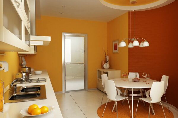 Tu cocina de estilo naranja