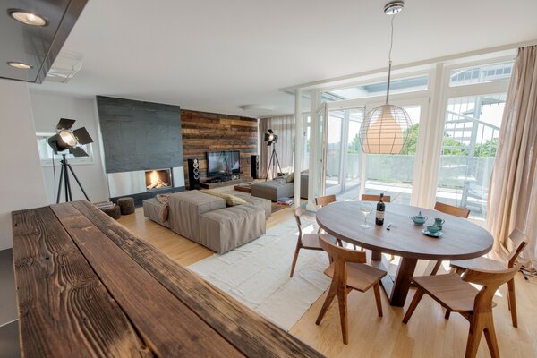 The best guest room with a table and a window