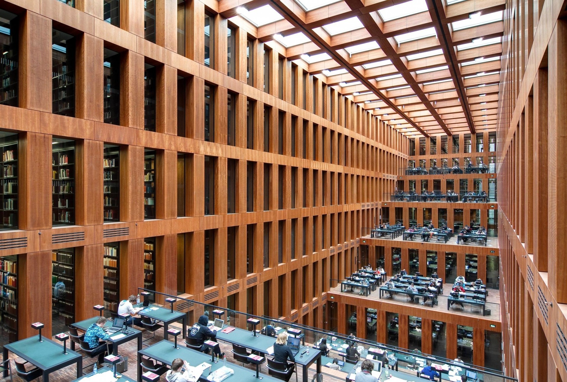 studie auditorium bibliothek halle