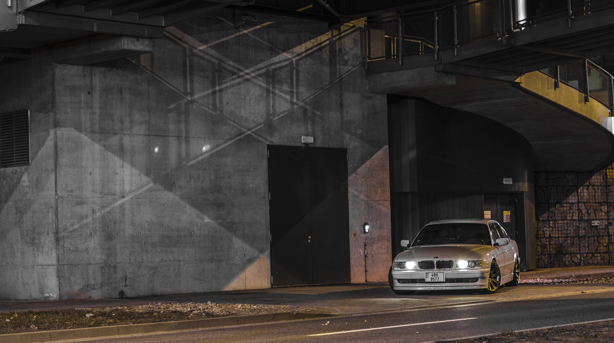 bmw 740 e38 boomer seven position nacht scheinwerfer weiß