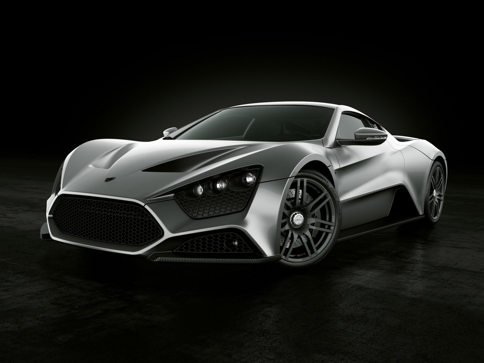 auto auto macchina zenvo grigio zenvo st1