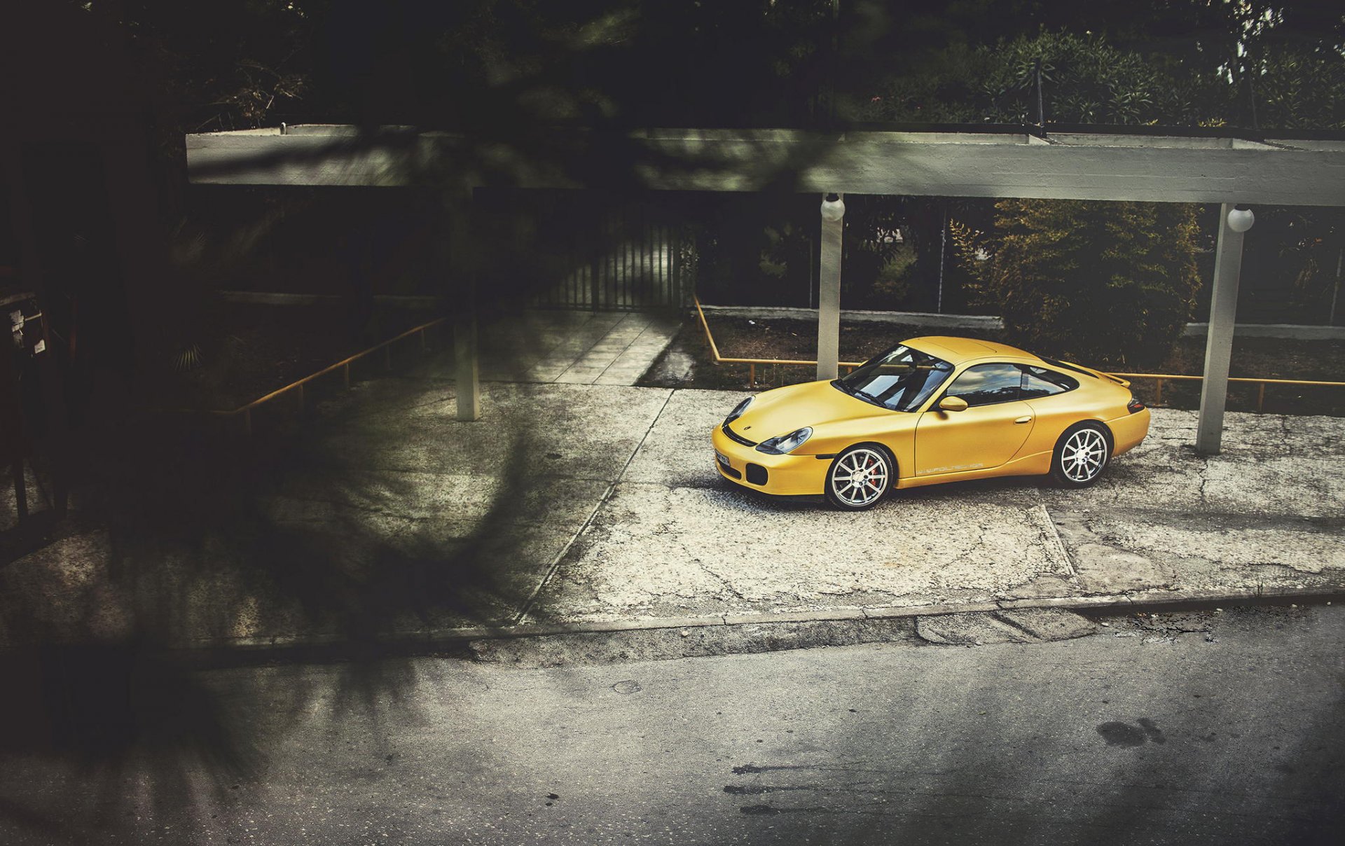 porsche carrera salvajismo amarillo porsche