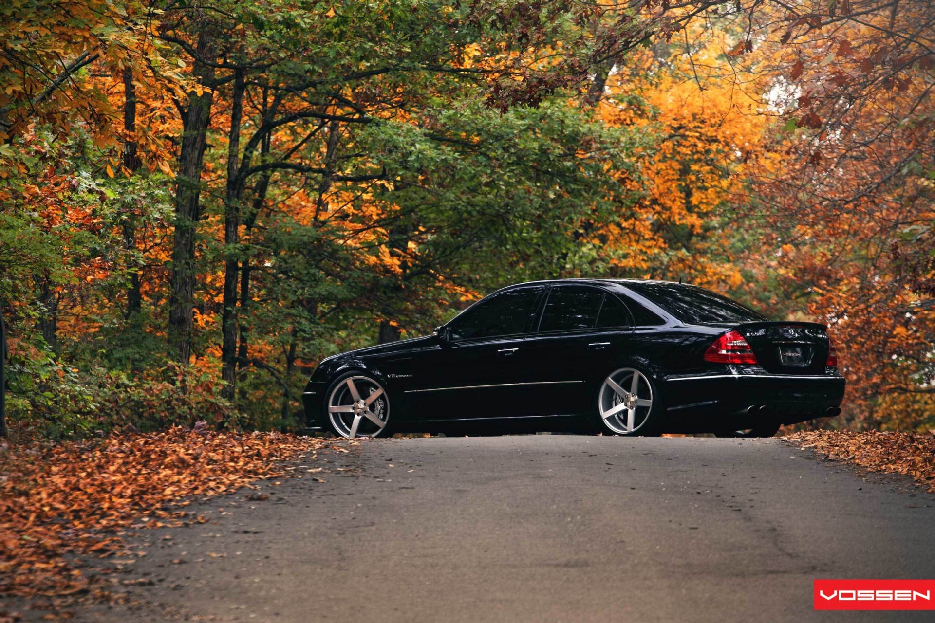 mercedes benz amg classe e w211 vossen noir