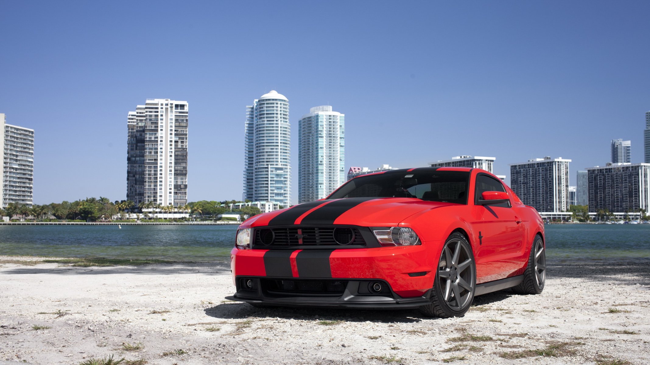 ford mustang reds miami plaża