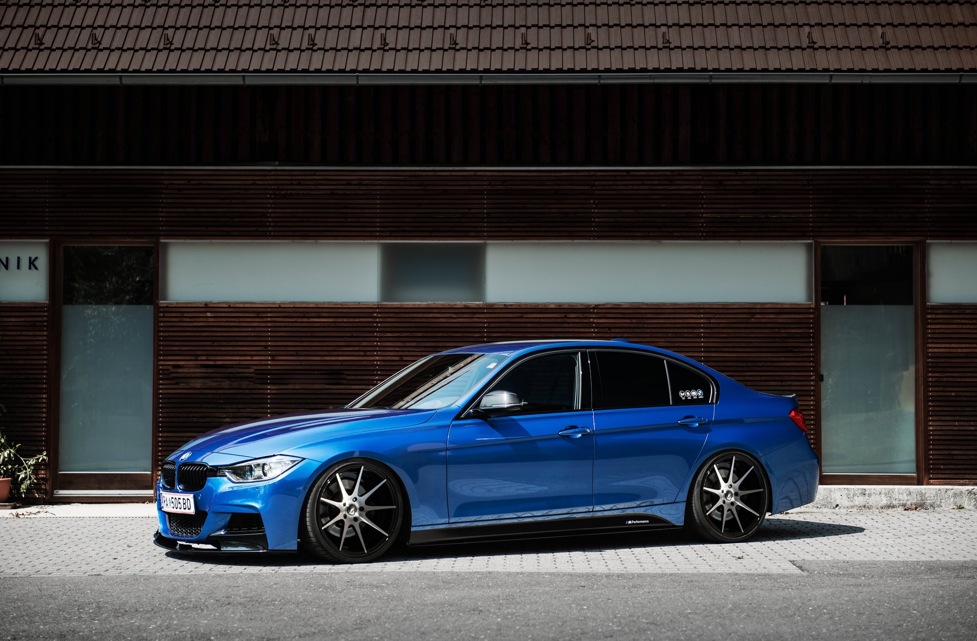 bmw tuning bmw azul llantas