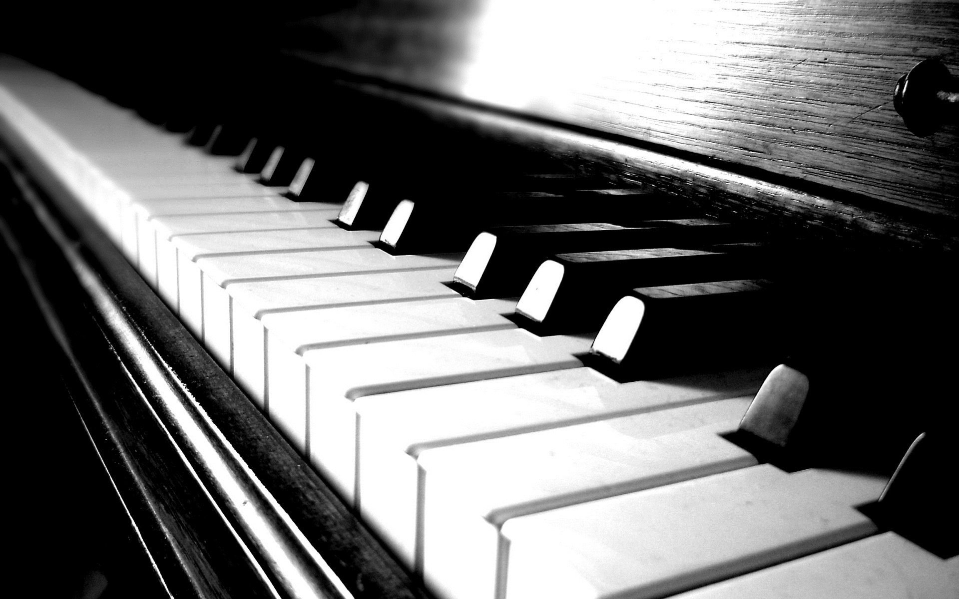 piano keys plan bw black and white