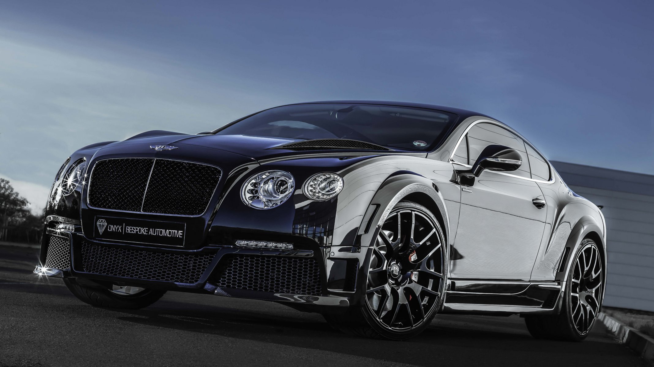 bentley continental gt onice messa a punto nero anteriore