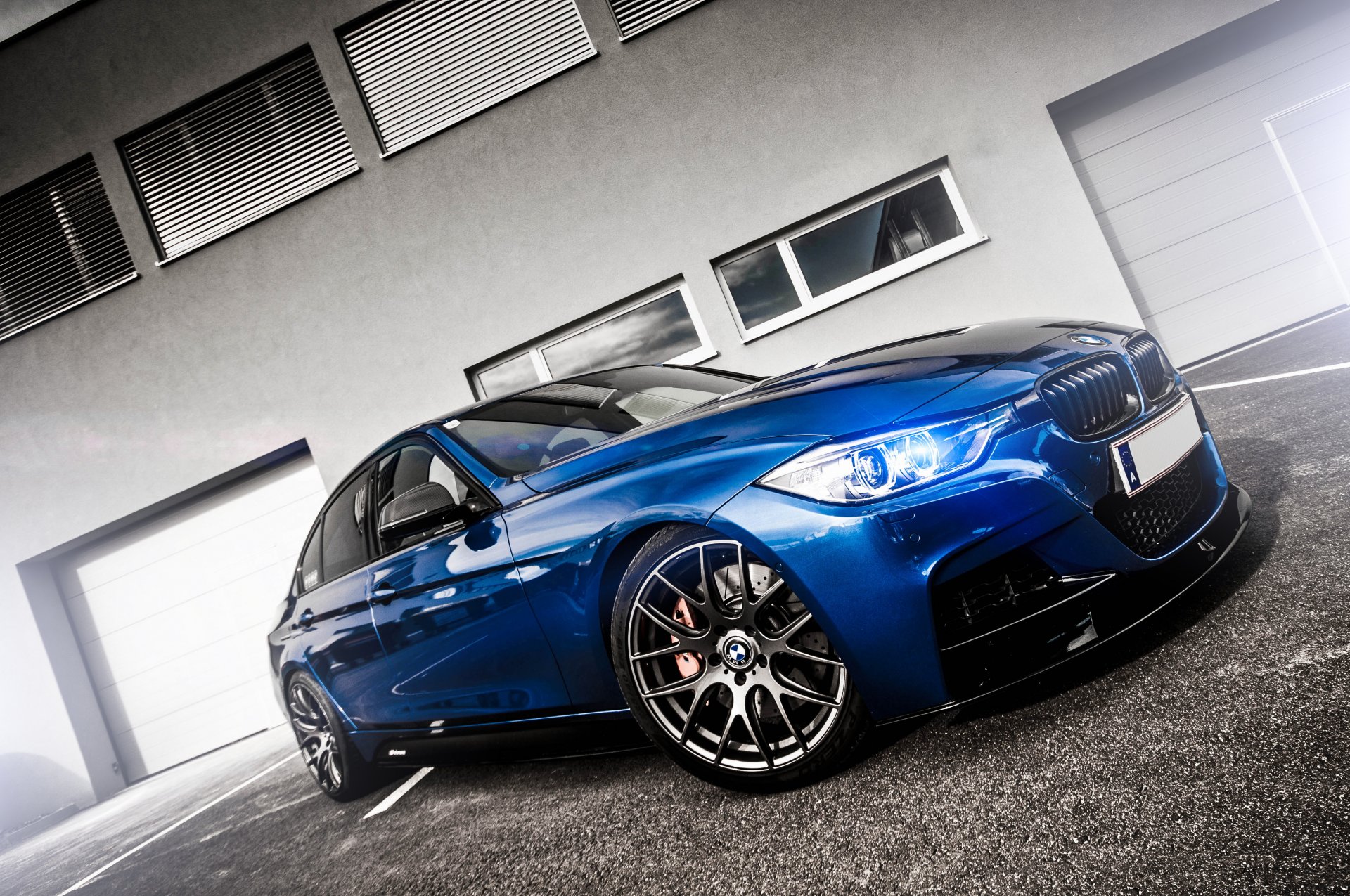 bmw bmw tuning scheinwerfer blau felgen