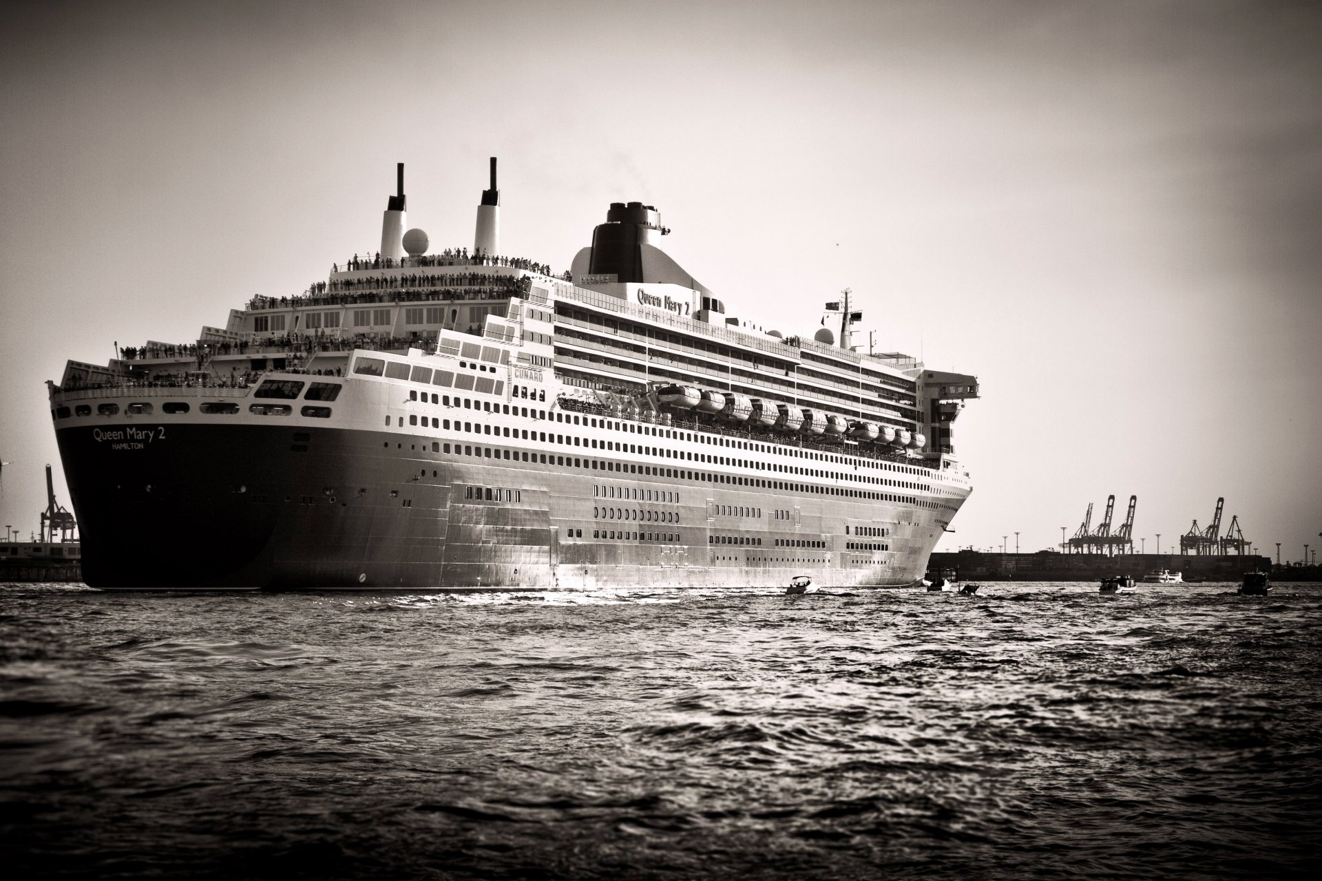 queen mary 2 barco barco carnival corporation&; plc crucero mar blanco y negro