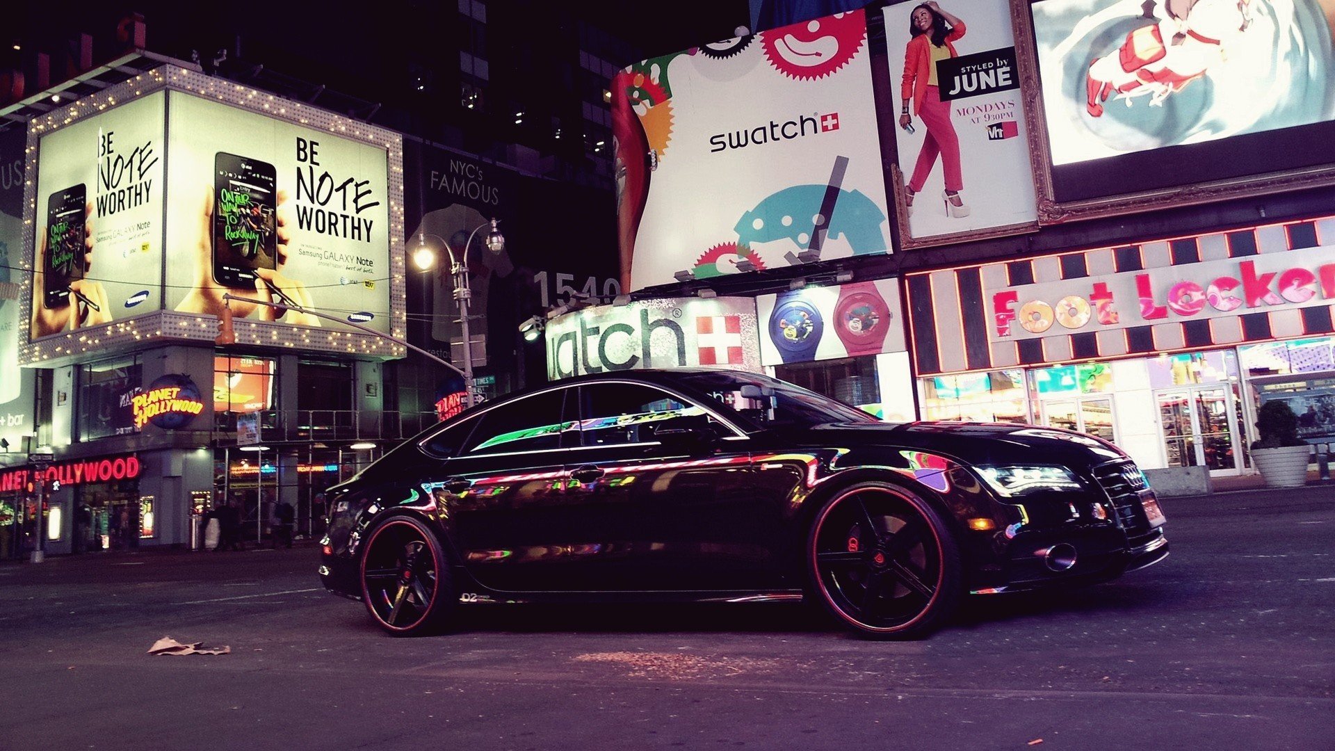 audi a7 machine town street car