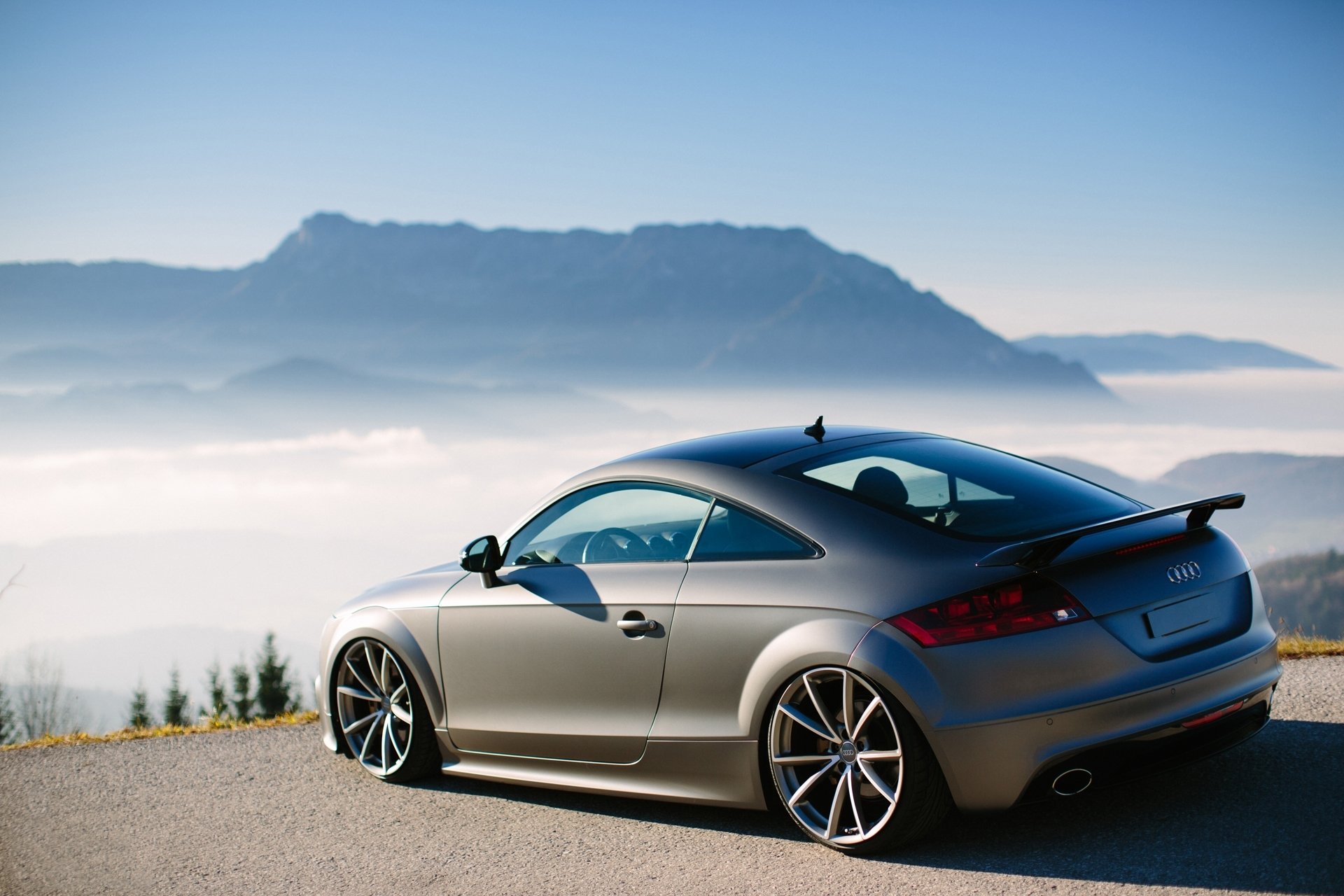 audi tt austria montañas niebla tuning