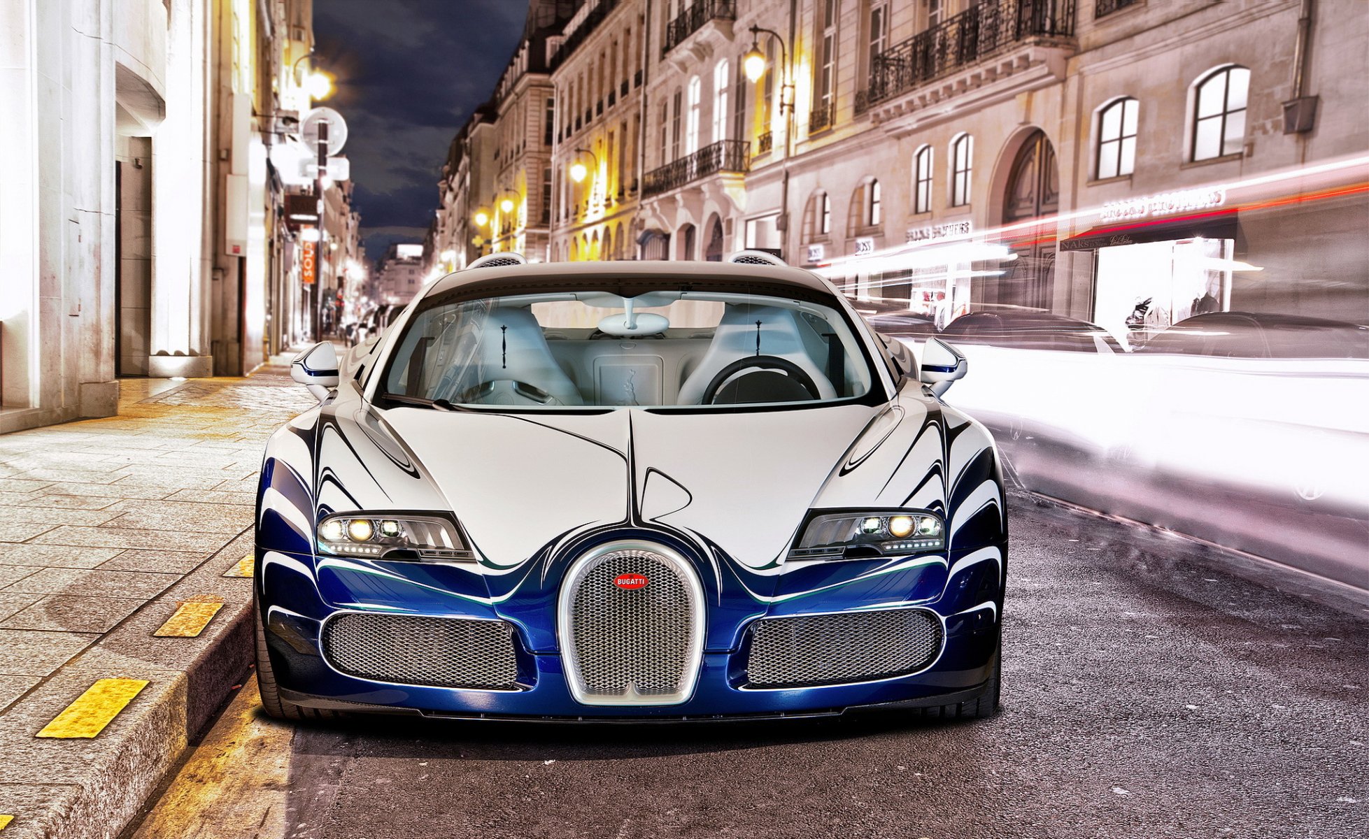 bugatti veyron l oder blanc prestigeträchtig luxus bugatti veyron