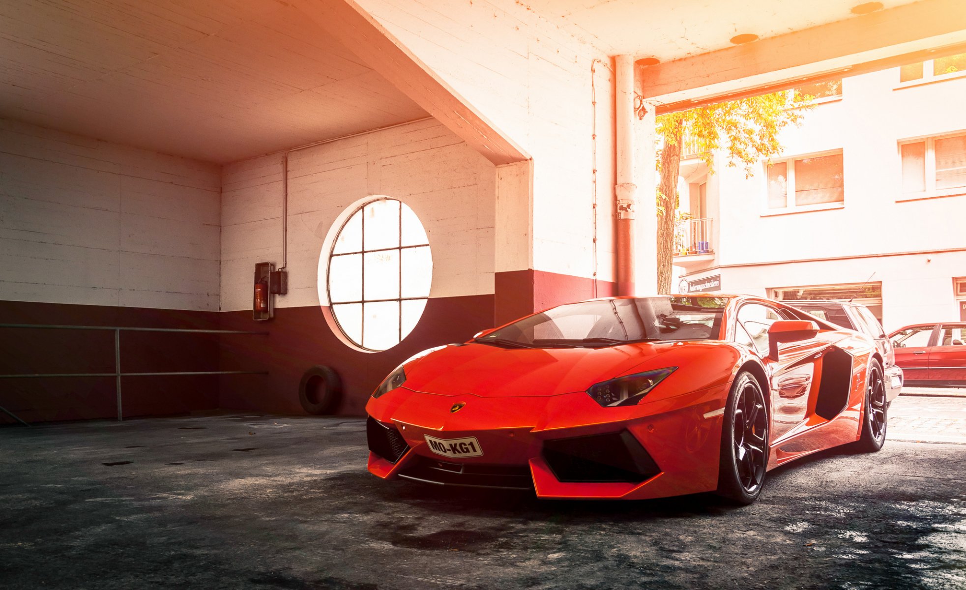 lamborghini aventador lp 700-4 красные