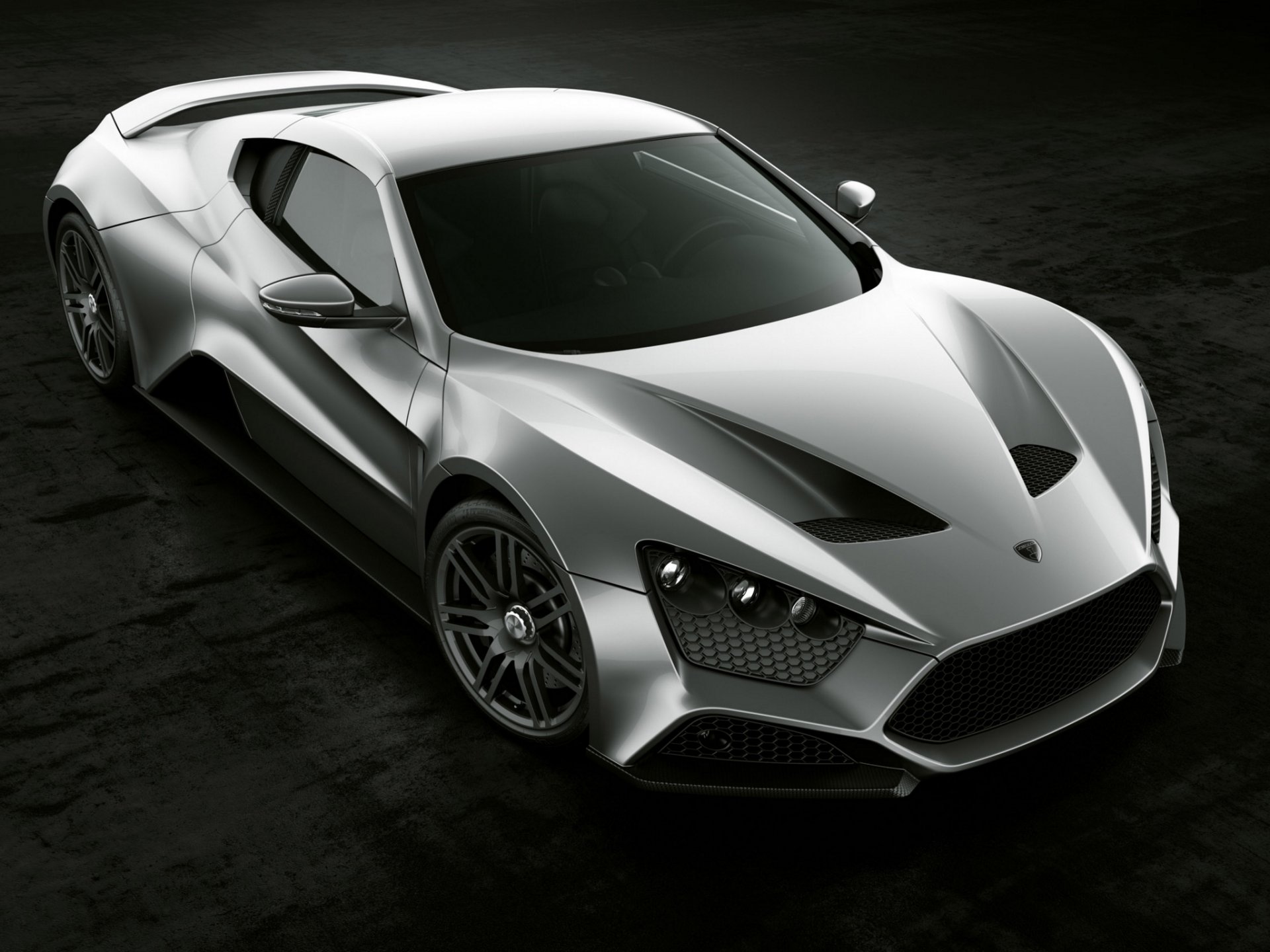 zenvo st1 samochód maszyna zenvo szary