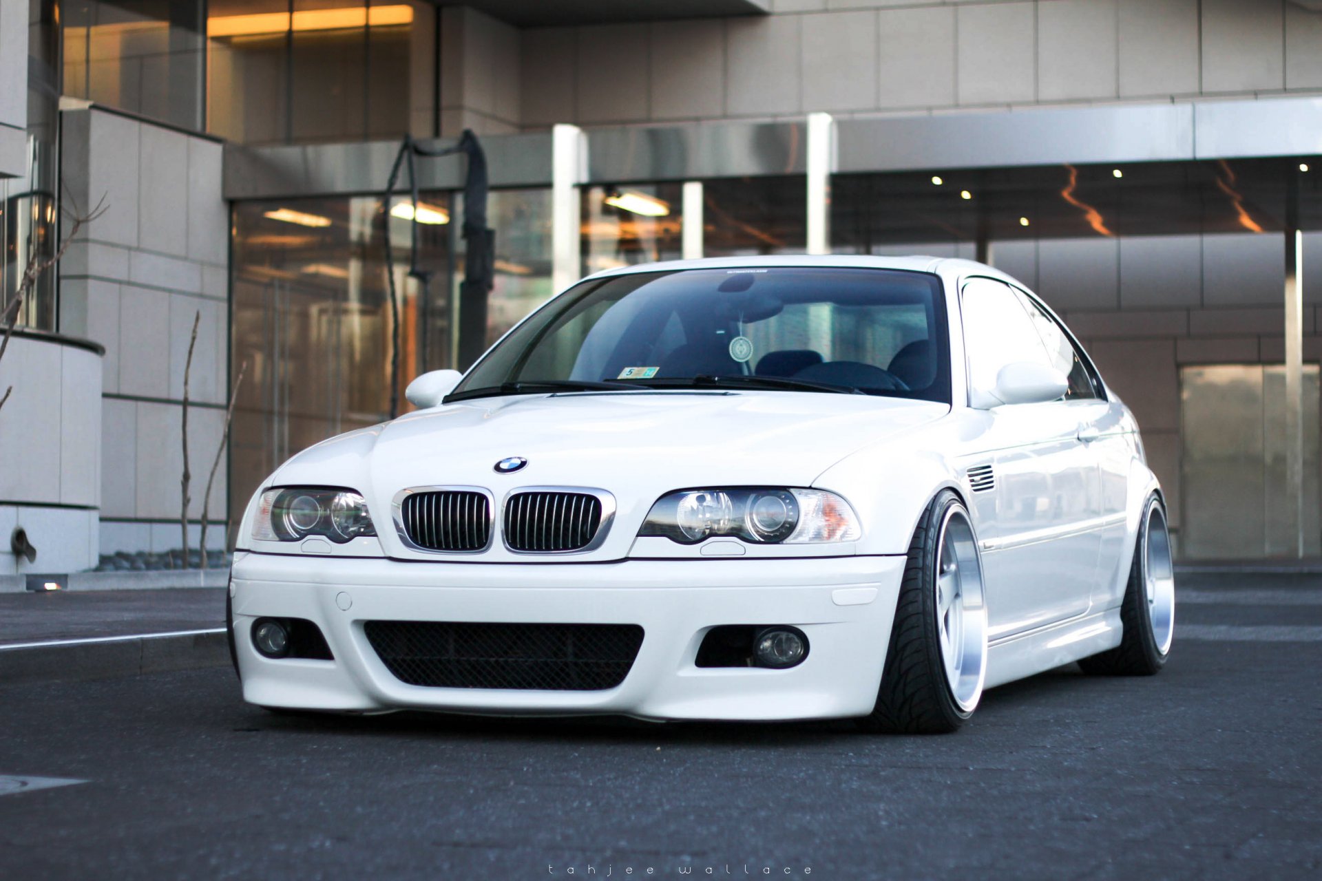 bmw m3 e46 bianco posizione bianco cerchi tuning