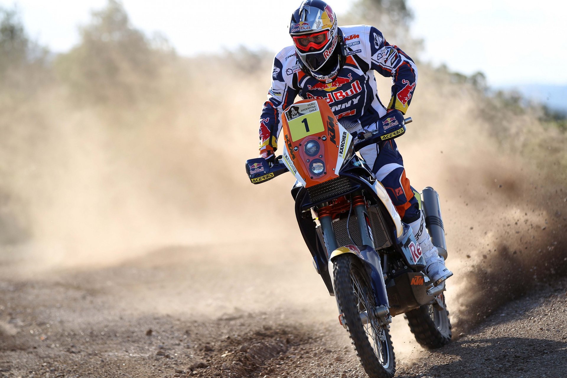 bike red bull dakar rally speed race