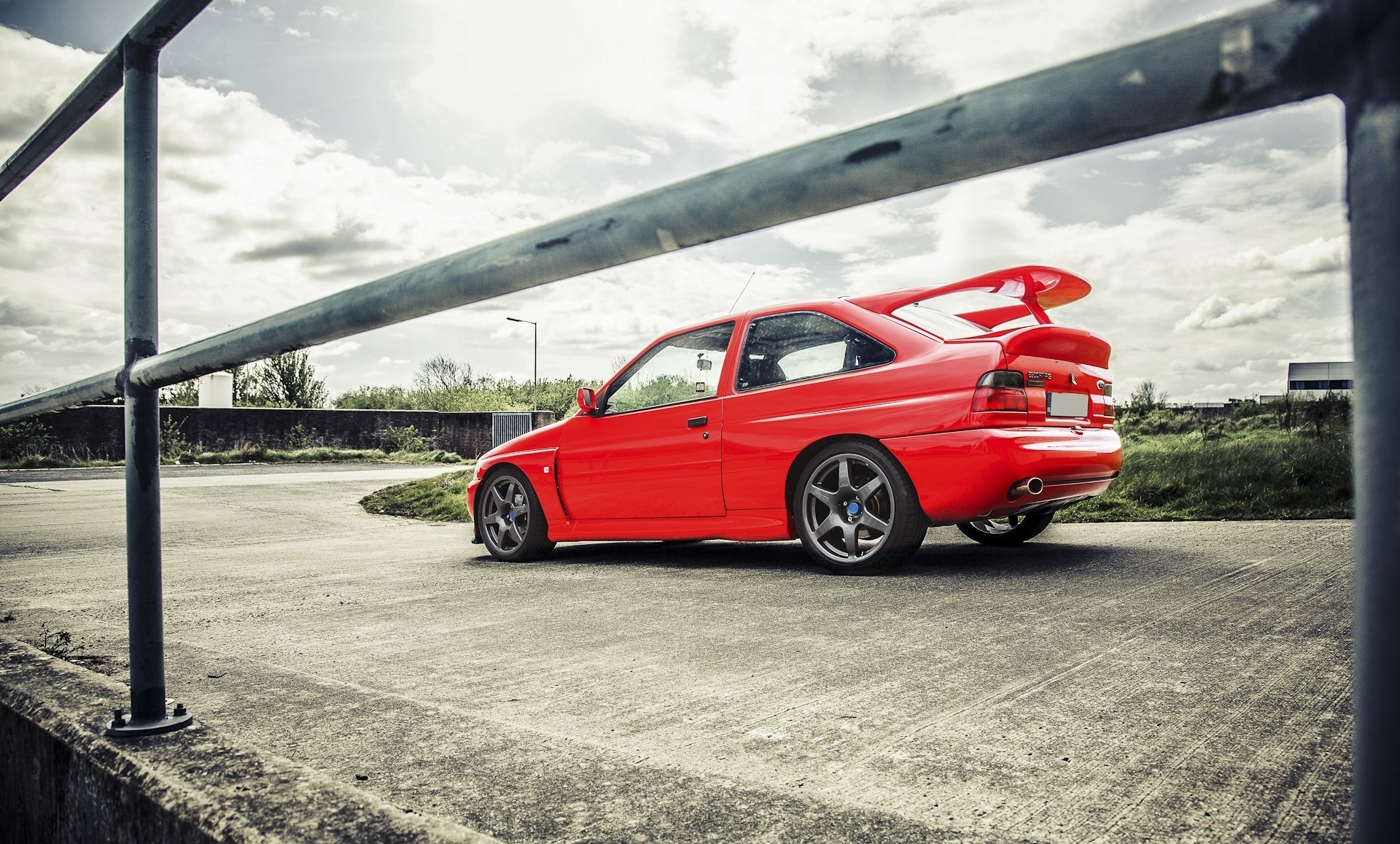 car wallpaper red ford escort cosworth auto walls wallpaper red cosworth car