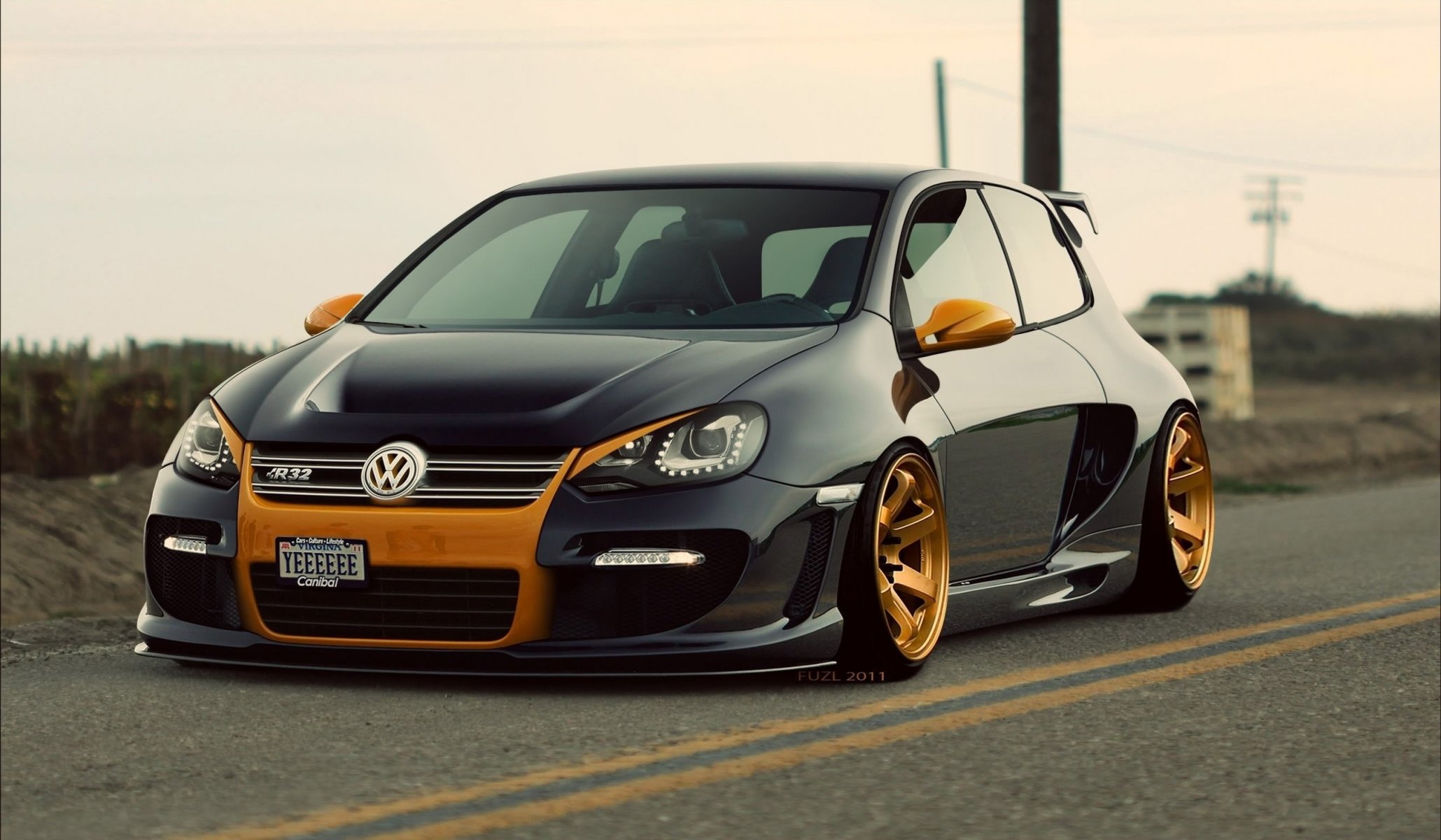 volkswagen golf 6 r32 auto brouette