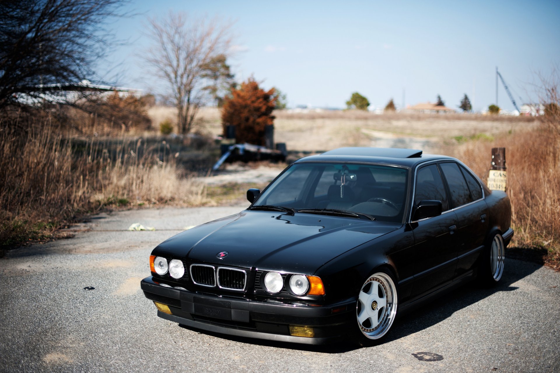 bmw e34 tuning black black