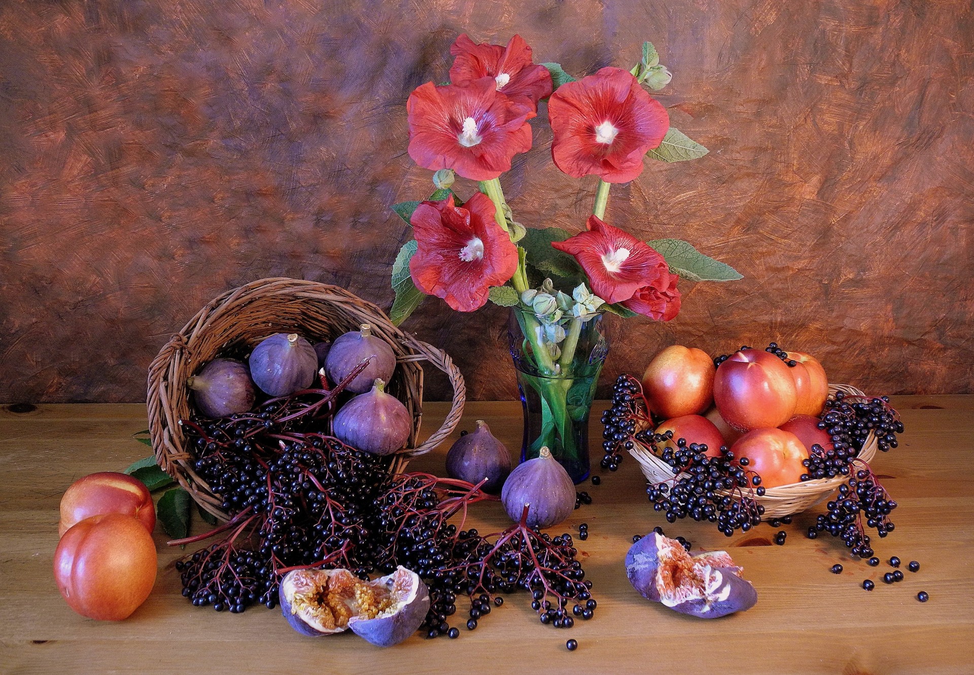 bed flower figs nectarine