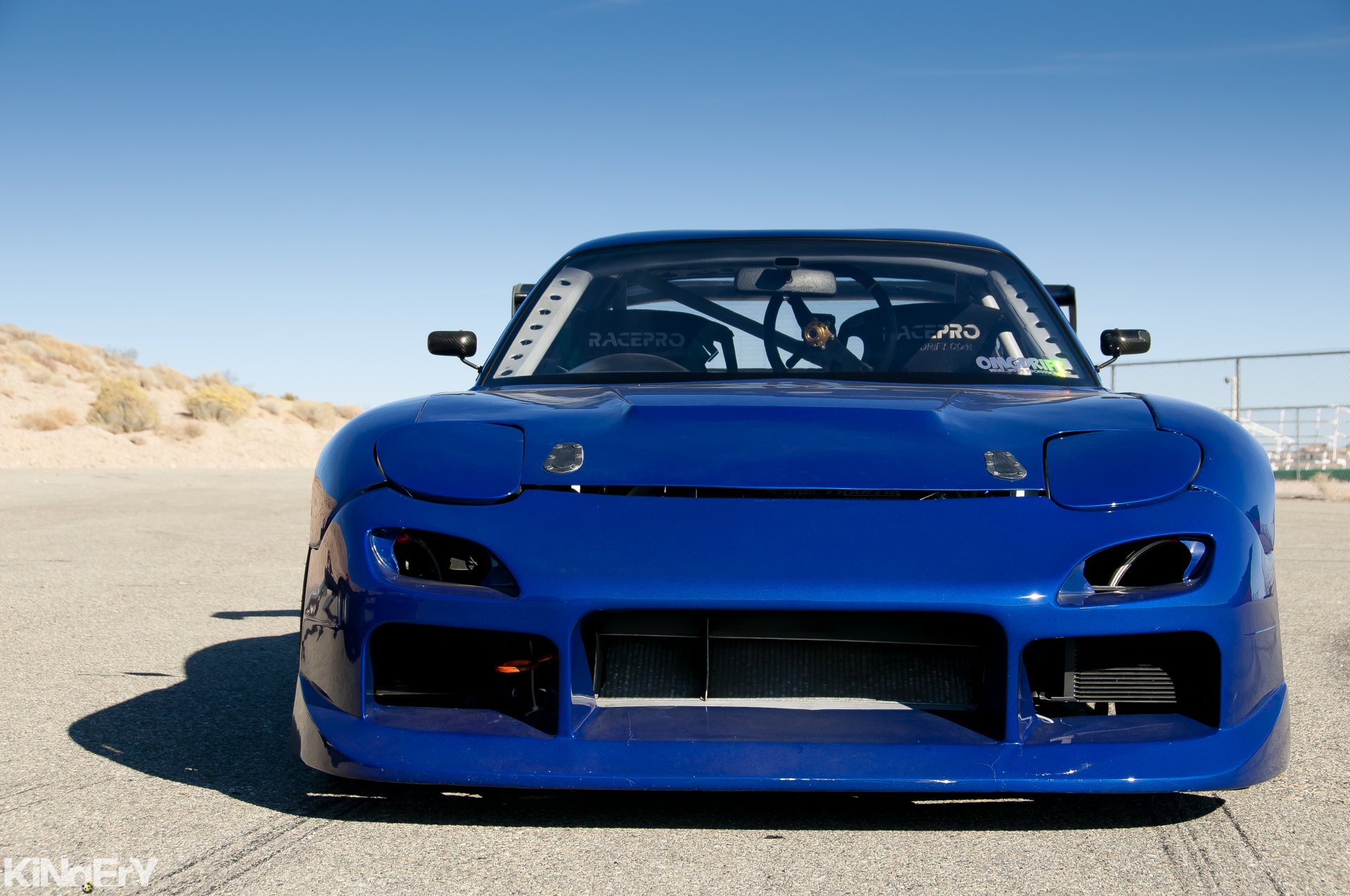 mazda rx-7 bleu mazda bleu tuning