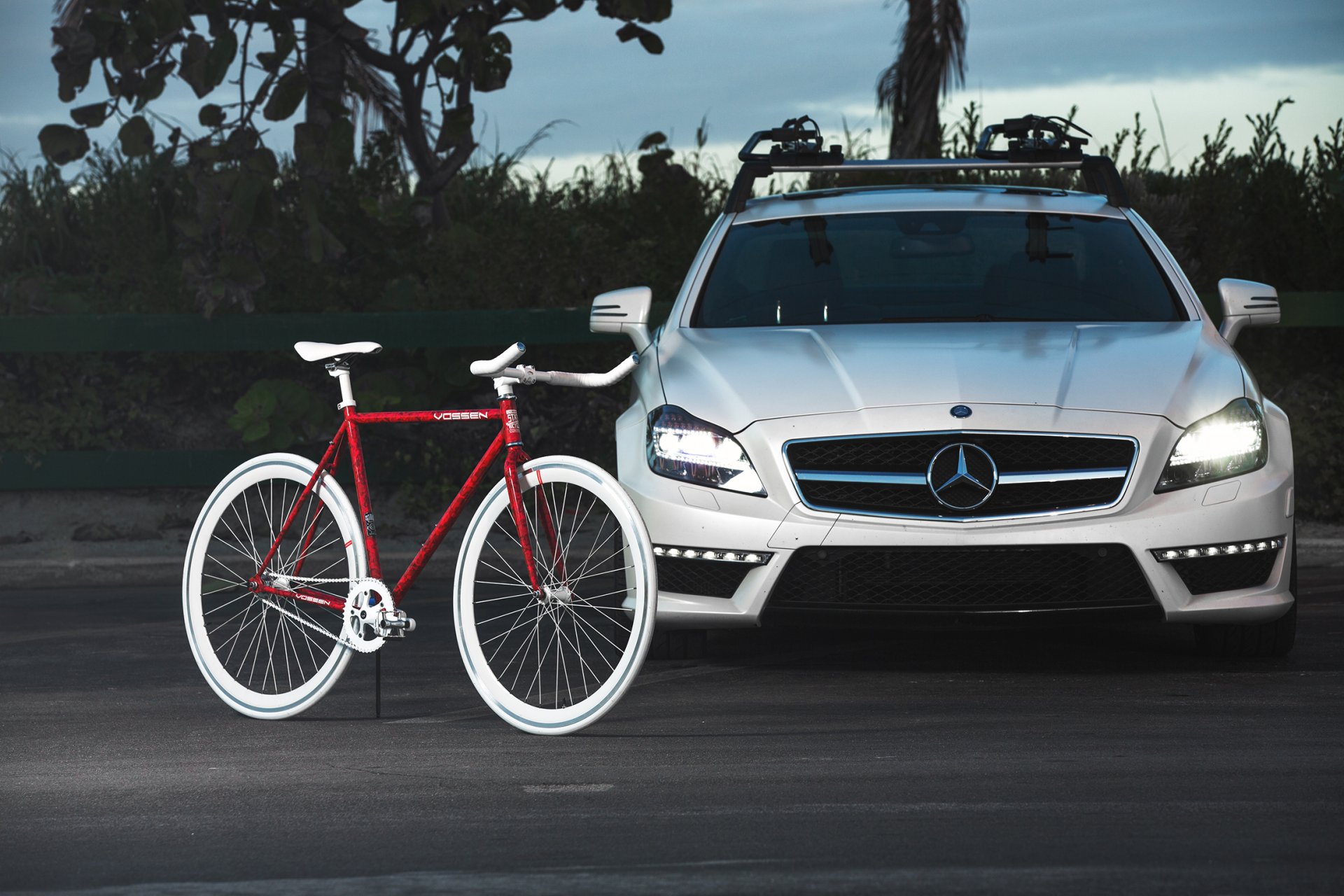 mercedes-benz cls 63 amg x stato bici messa a punto vossen mercedes