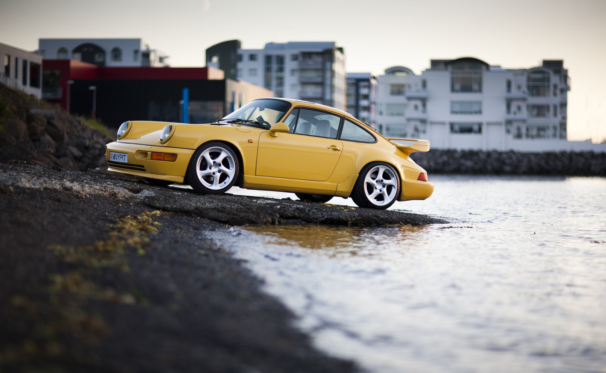 porsche 911 carrera 4 supercharged yellow