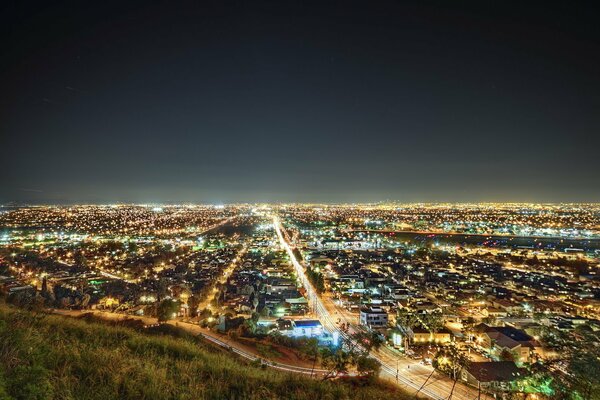 Nachtlichter in Los Angeles