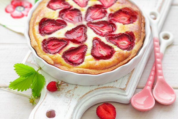 Increíble pastel de bayas para el postre