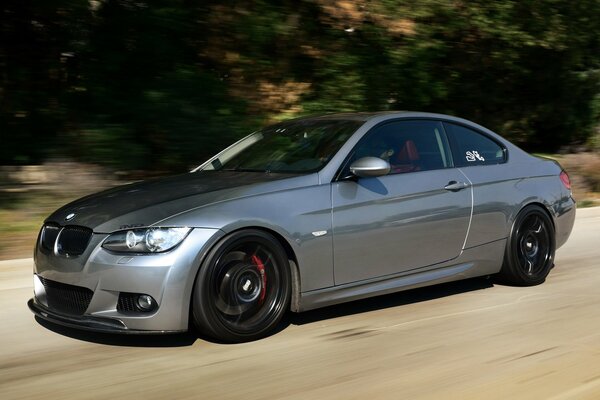 On the highway, a German car is a silver boomer