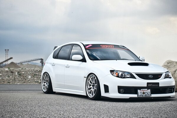 Blanco Subaru Impreza Cool