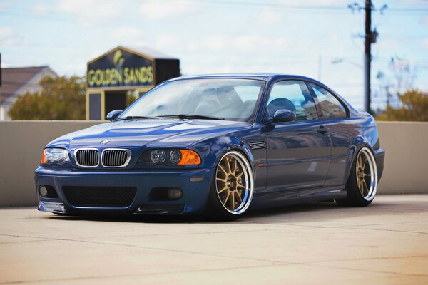 Blue BMW Concept car