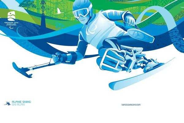 Alpine skiing. The 2010 Vancouver Olympics