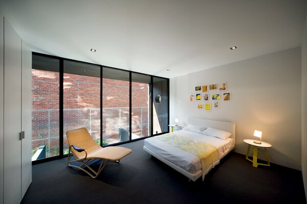 Bedroom design in minimalist style