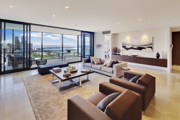 Penthouse with sea view