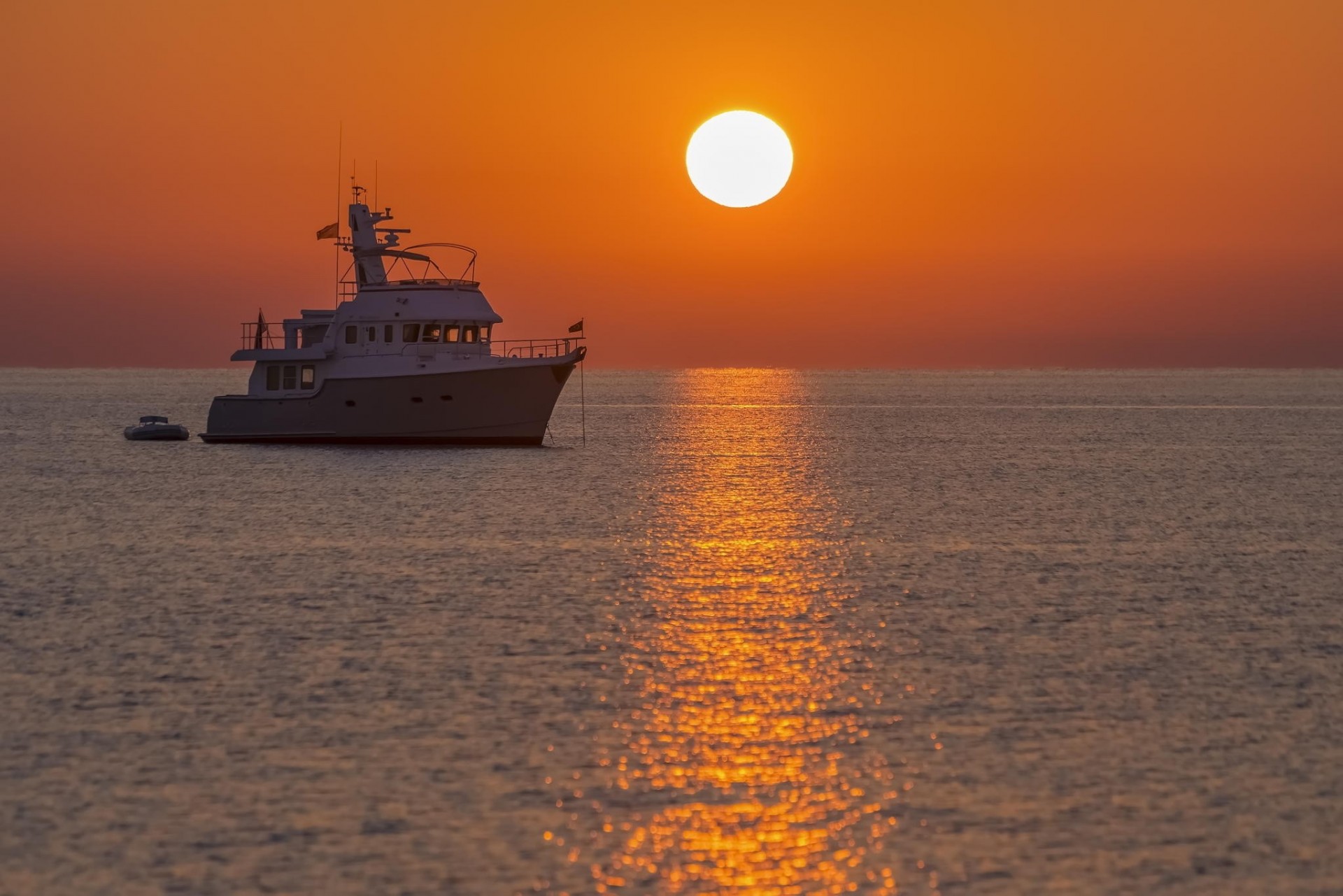 пейзаж закат корабль солнце море красота эгейское море солнечная дорожка