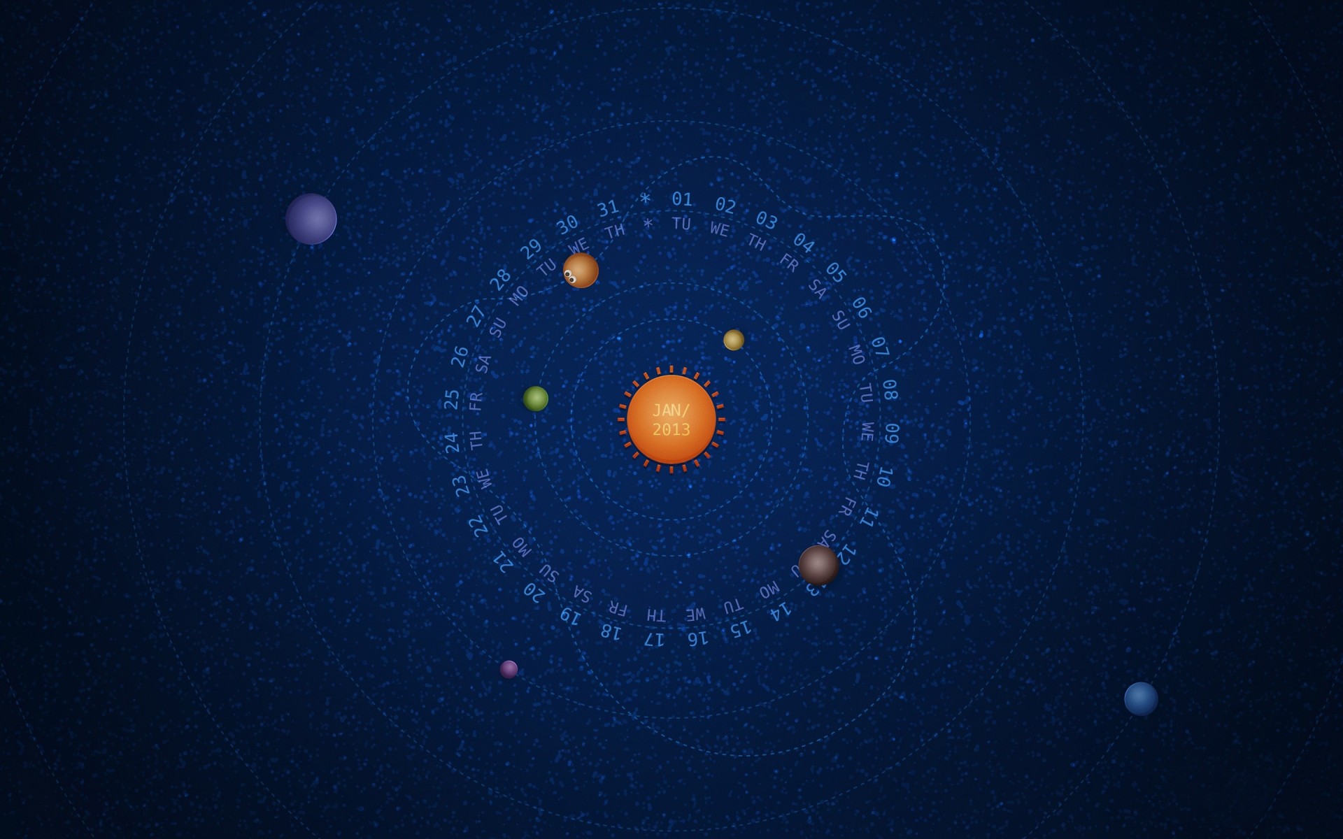 espacio soyuz calendario sistema