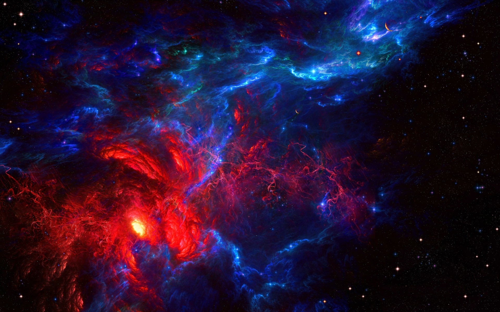 cielo elemento rojo azul universo embudo espacio