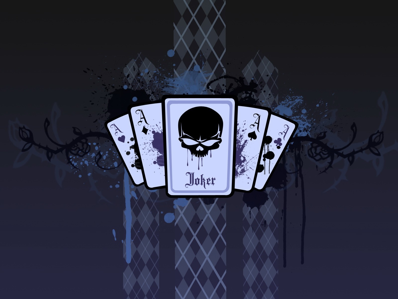 cards joker blue