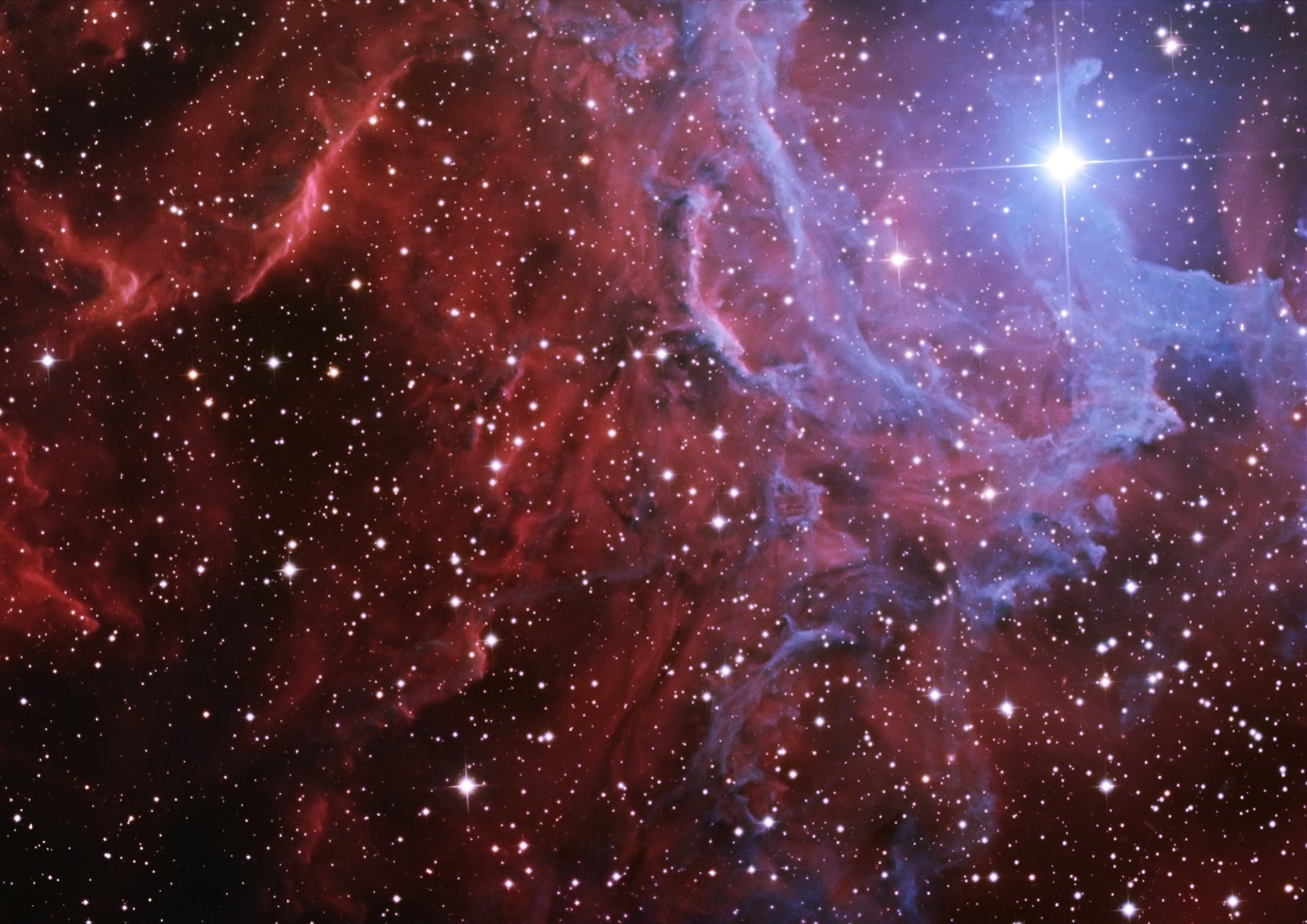 cosmo fiamma nebulosa stella stella fiammeggiante