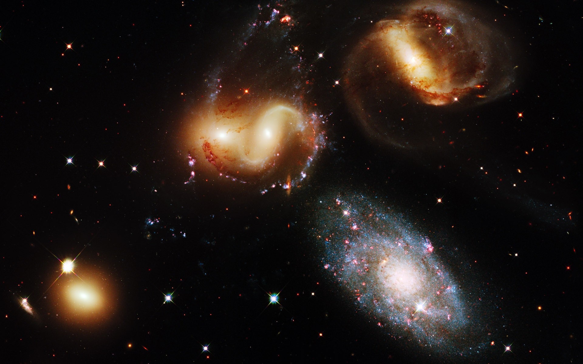 cluster universum galaxie weltraum