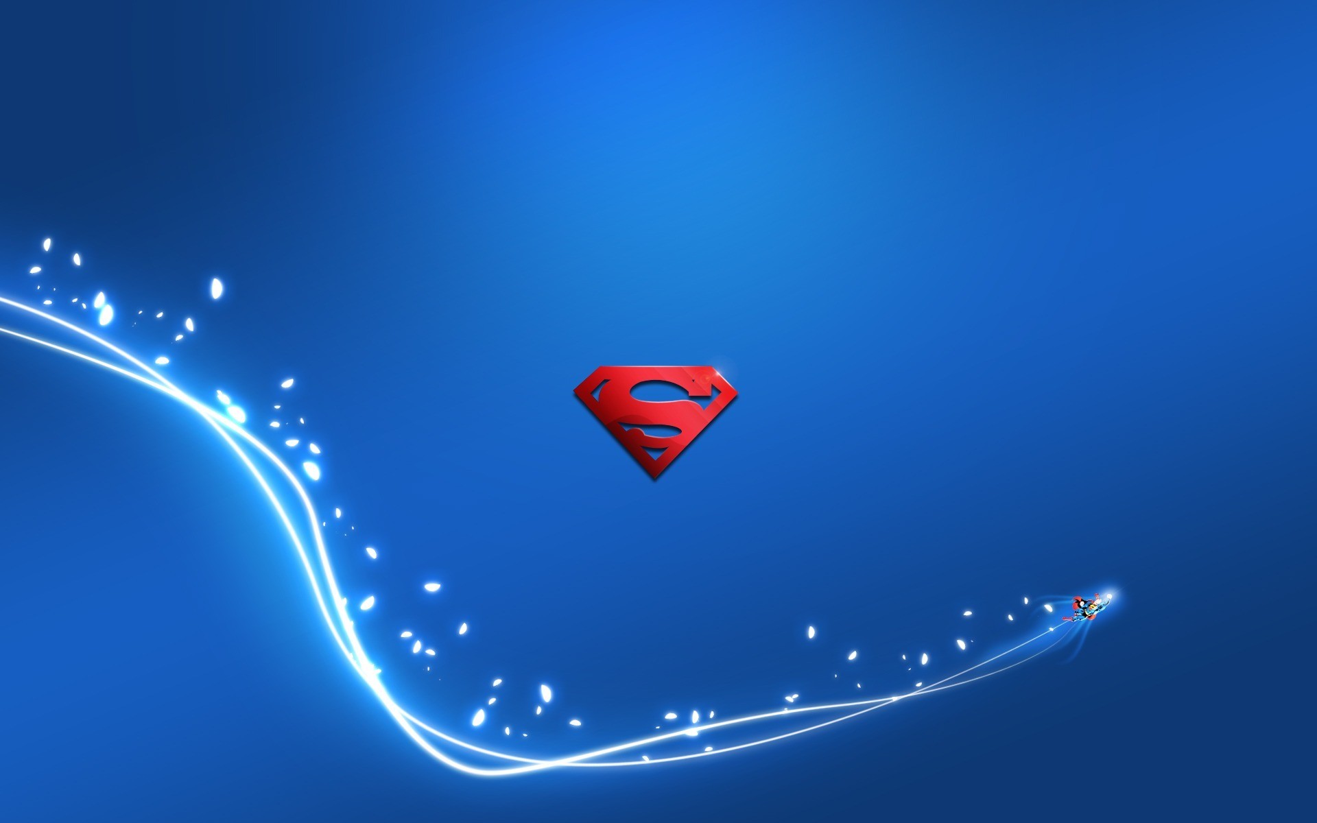 superman logo ligne