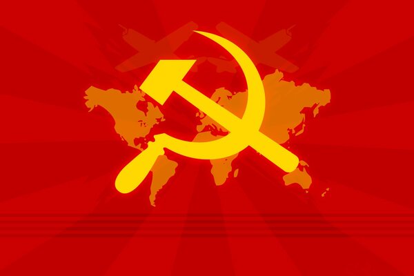 Symbole communiste de l URSS faucille et marteau